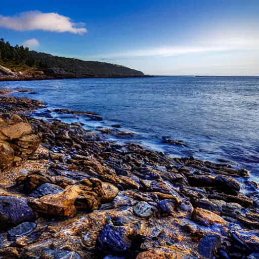 Image similar to rocky beach:2, sky:-1