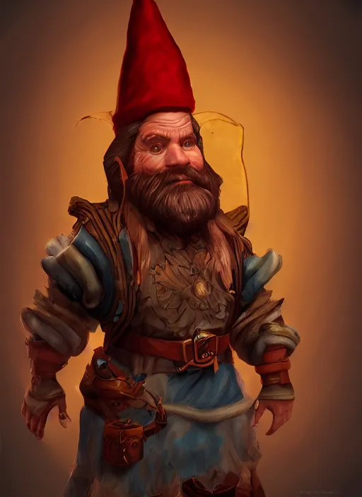 Prompt: A fantasy comic book style portrait painting of a gnomish bard, unreal 5, DAZ, hyperrealistic, octane render, cosplay, RPG portrait, dynamic lighting