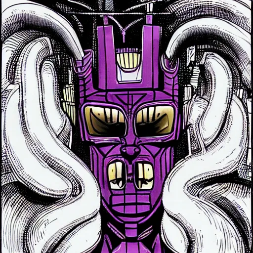 Prompt: Galactus in the style of H. R. Giger