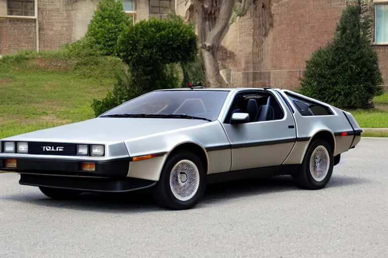 Prompt: 1 9 7 6 delorean