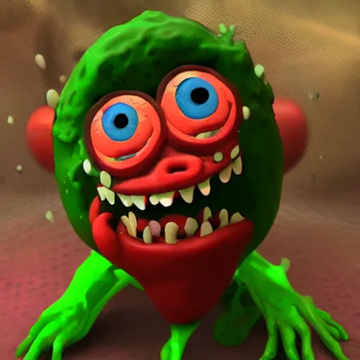 Image similar to Tentakel monster, slime, 8k