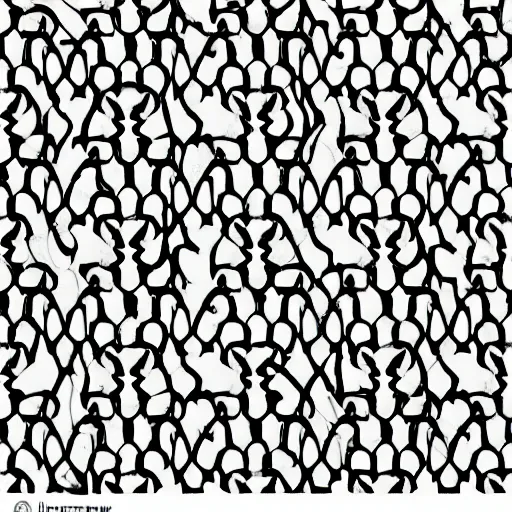 Image similar to organic texture, black and white, seamless repeating pattern