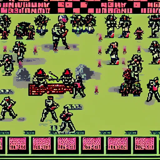 Image similar to a 16-bit version of the January 6th insurrection video game