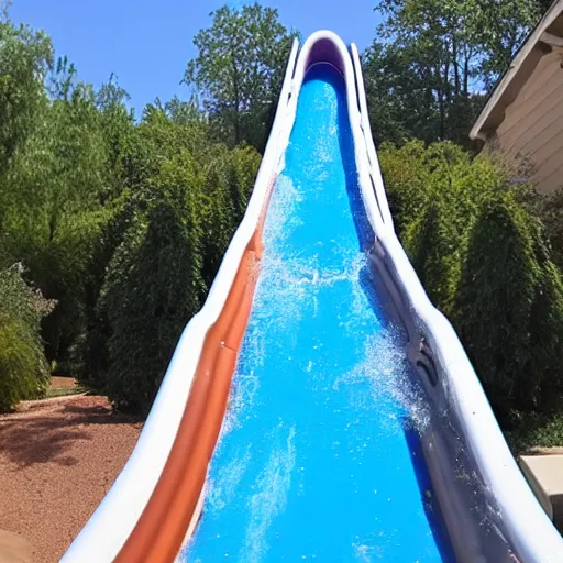 Prompt: dean ween waterslide