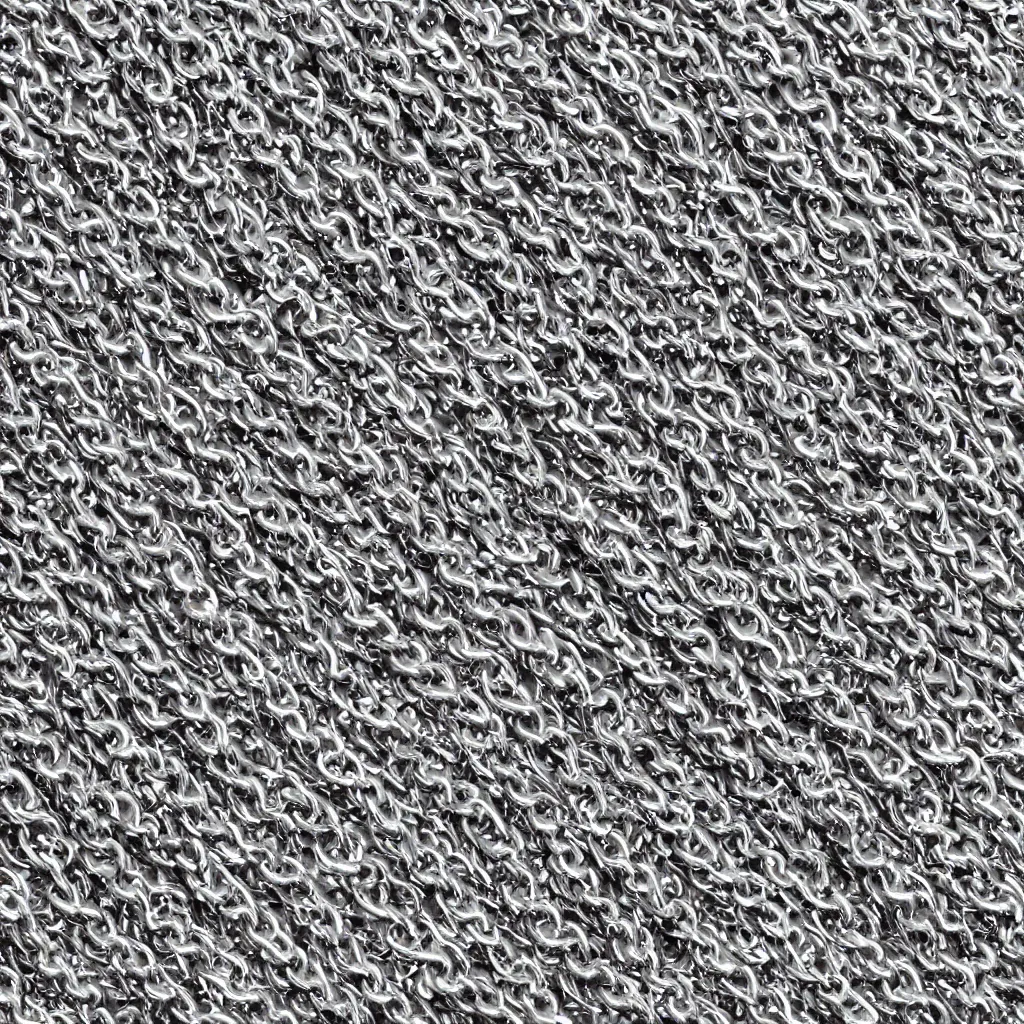 Image similar to chrome effect metallic texture of a metal chain