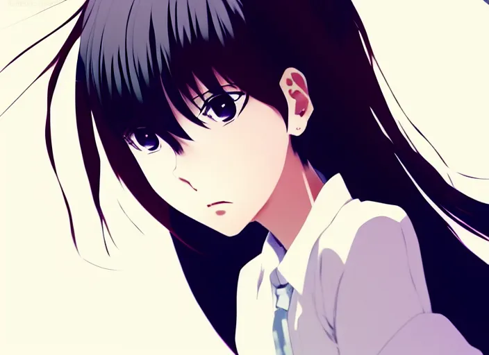 Prompt: anime visual, full body illustration a young woman in a fight at school, handsome face by ilya kuvshinov, yoshinari yoh, makoto shinkai, katsura masakazu, dynamic perspective pose, detailed facial features, kyoani, rounded eyes, crisp and sharp, cel shad, anime poster, ambient light,