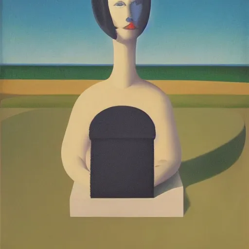 Image similar to The only colab between Tarsila do Amaral and Rene Magritte