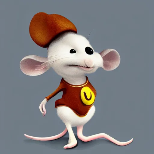 Prompt: mouse by pixar style, cute, digital art, concept art, most winning awards