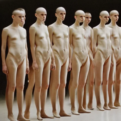 Prompt: a photograph by vanessa beecroft