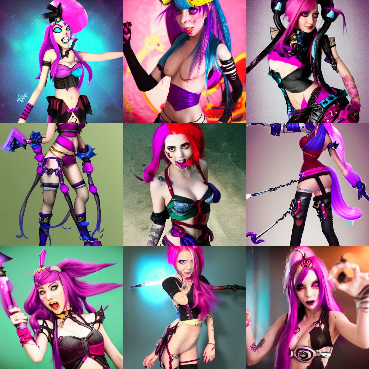 Prompt: jinx from league of legends