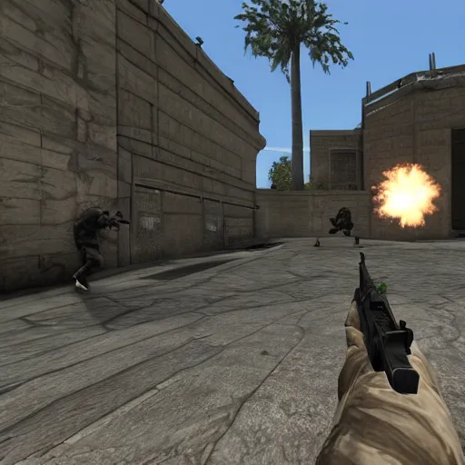 Image similar to counter strike: global offensive videogame gameplay screenshot