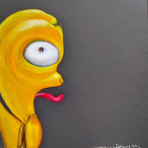 Prompt: banana face, award winning art