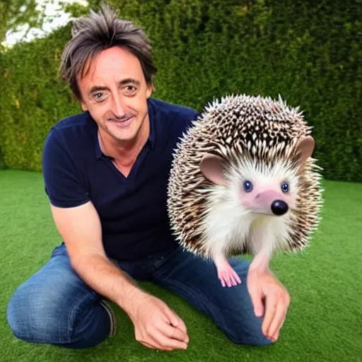 Image similar to Richard Hammond presents his pet Hedgehog, Highly Detailed