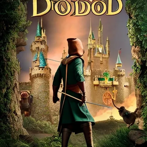 Image similar to disney's robin hood film cgi 3 d