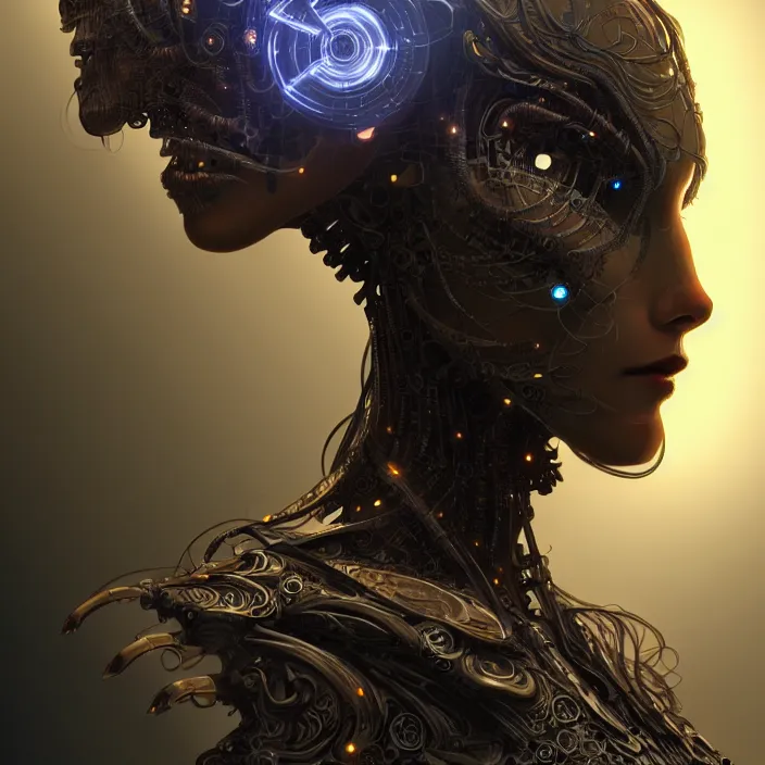 Image similar to organic cyborg, diffuse lighting, fantasy, intricate, elegant, highly detailed, lifelike, photorealistic, digital painting, artstation, illustration, concept art, smooth, sharp focus