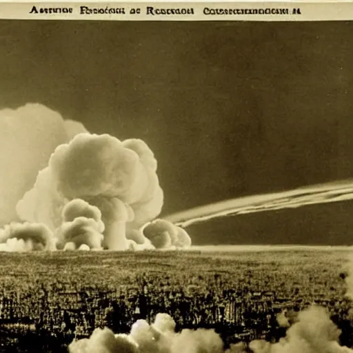 Prompt: atomic explosion in russia