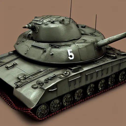 Image similar to 1/35 scale model of T-34-85, high quality, Model photograph, high detail, 8k, studio lighting