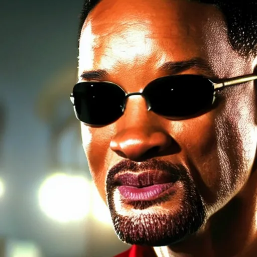 Image similar to Will Smith as blade 4K detail