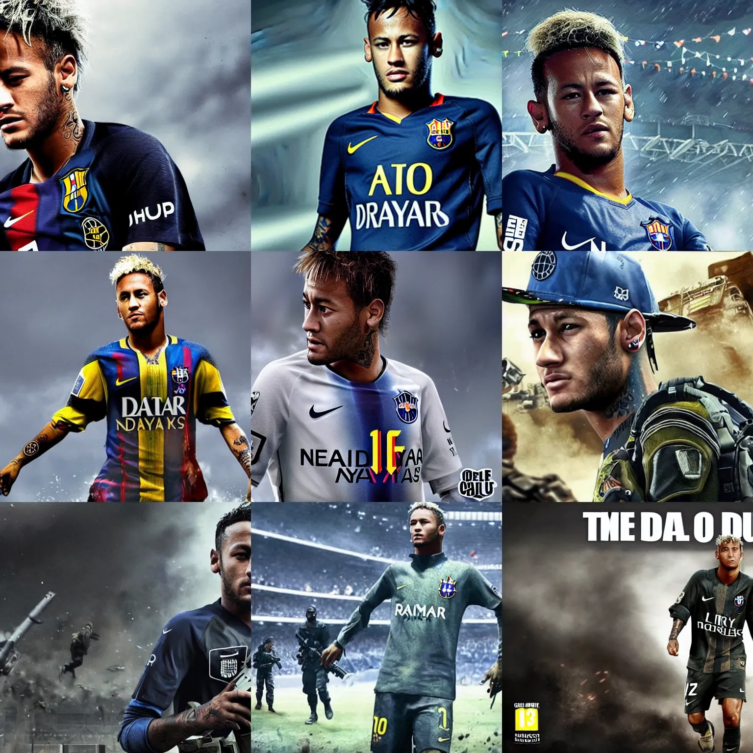 Prompt: neymar in Call of Duty