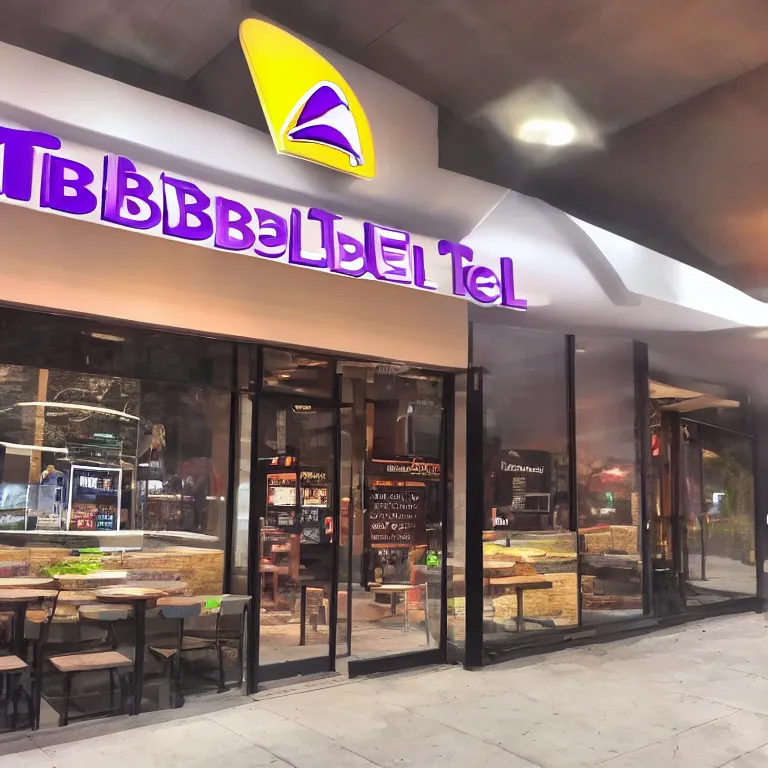 Prompt: a subterranean taco bell