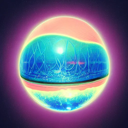 Image similar to 3 d render, sunlight study, the universe is a spheroid region 7 0 5 meters in diameter, art nouveau, by goya and lisa frank, 8 k, sharp focus, octane render