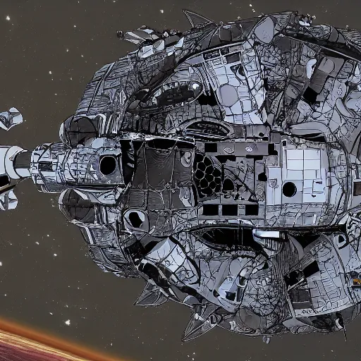 Prompt: spacecraft mothership crash site surrounded by fbi trending on artstation digital painting 4 k high detail