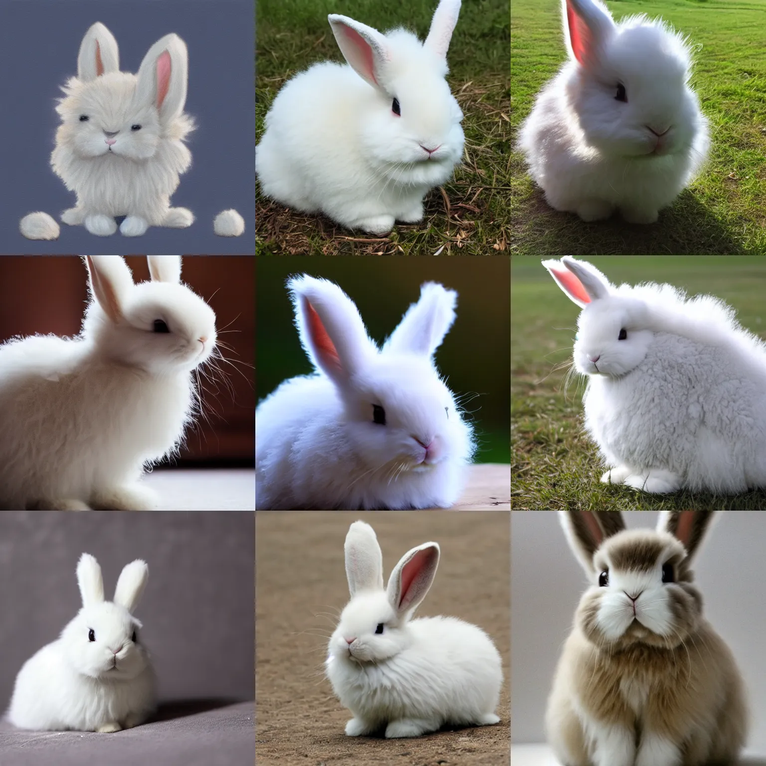 Image similar to a fluffy bunny