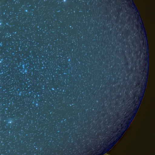 Prompt: dark matter planet, astrophysics simulation, fine details, photorealism, visualization