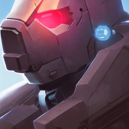 Image similar to face icon stylized minimalist mechwarrior, loftis, cory behance hd by jesper ejsing, by rhads, makoto shinkai and lois van baarle, ilya kuvshinov, rossdraws global illumination