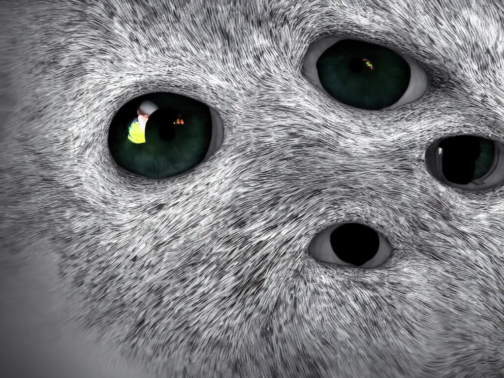 Image similar to animal eyes, cloudy eyes, cataract. subsurface scattering, subsurface light transmission, translucency, backlit, diffused, misty. high quality highly detailed award winning photograph by national geographic. dynamic moving 3 d liquid render, unreal engine, rendered in octane.