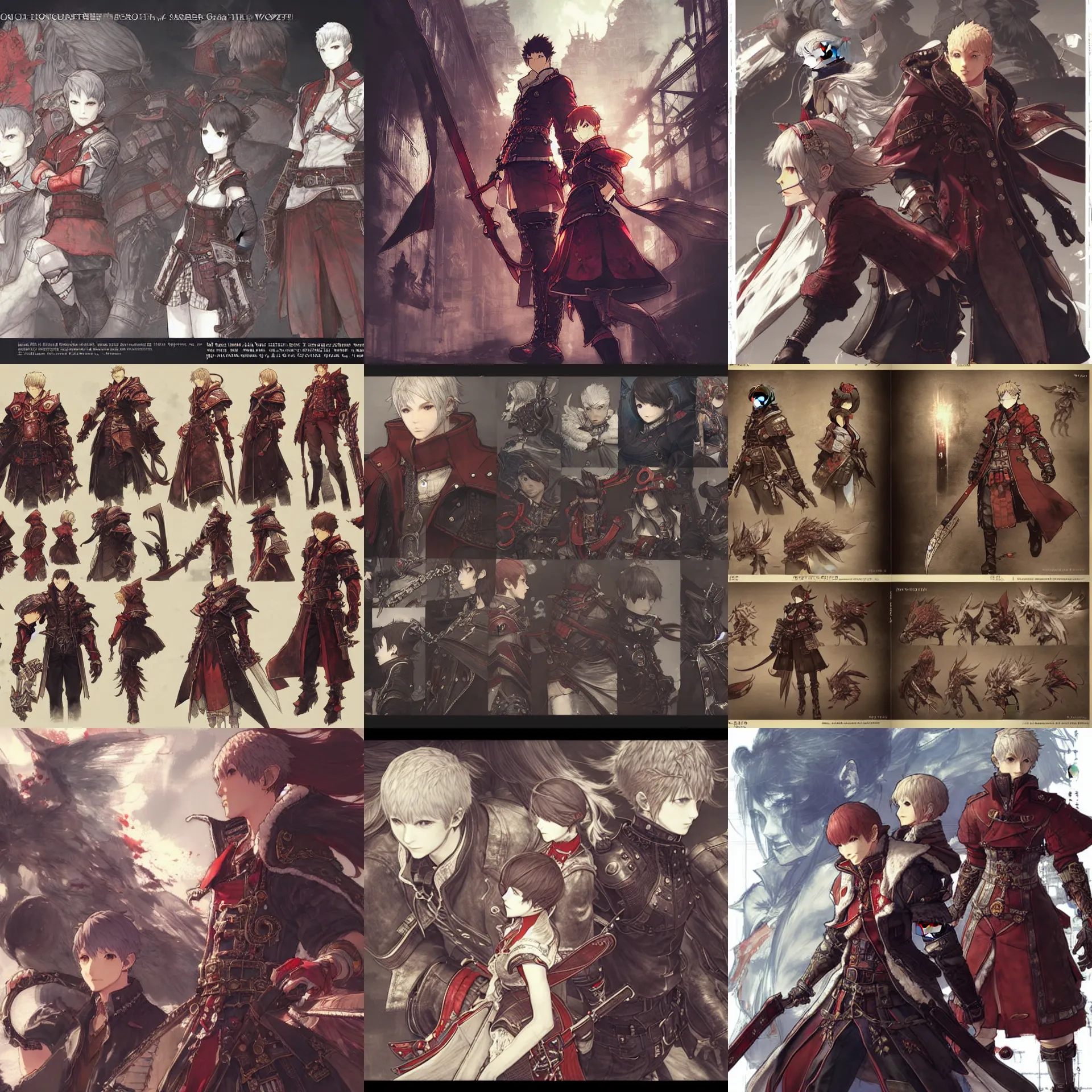 Prompt: Akihiko Yoshida concept artwork