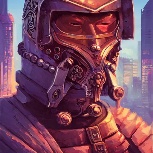 Image similar to cyberpunk viking helmet mask warrior goddess robot ninja fantasy, art gta 5 cover, official fanart behance hd artstation by jesper ejsing, by rhads, makoto shinkai and lois van baarle, ilya kuvshinov, ossdraws