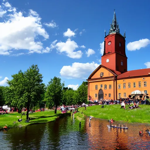 Image similar to of uppsala in the summer