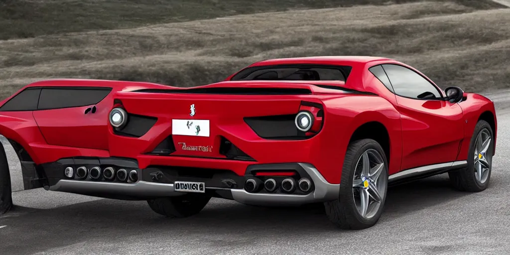 Prompt: “2020 Ferrari Pickup Truck, HD, ultra Realistic”