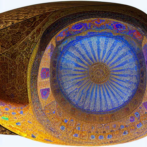 Prompt: equirectangular view of the nasir al - mulk mosque in iran, 4 k, professional photography