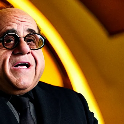 Image similar to danny devito as the flash