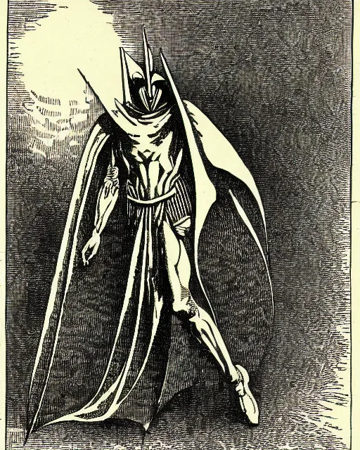 Prompt: illustration of starscream from the dictionarre infernal, etching by louis le breton, 1 8 6 9, 1 2 0 0 dpi scan