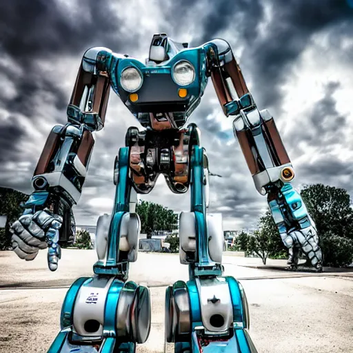 Image similar to mecha robot as a photographer with canon 5 d mark 2 dslr camera