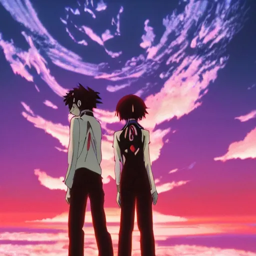 Image similar to the end of evangelion, 4K