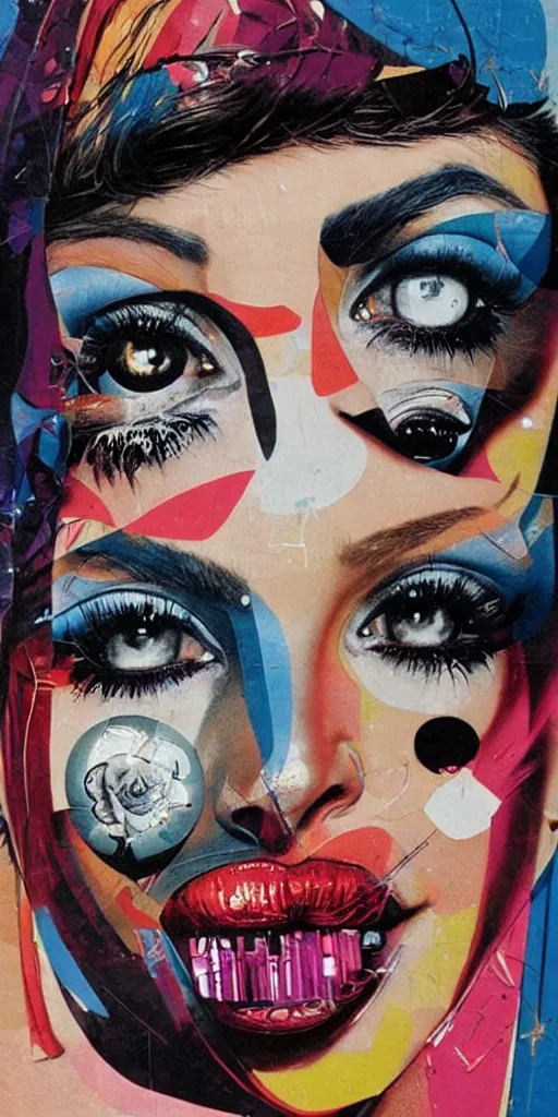 Image similar to beautiful woman being blinded by lights, 1 9 8 0's disco by sandra chevrier