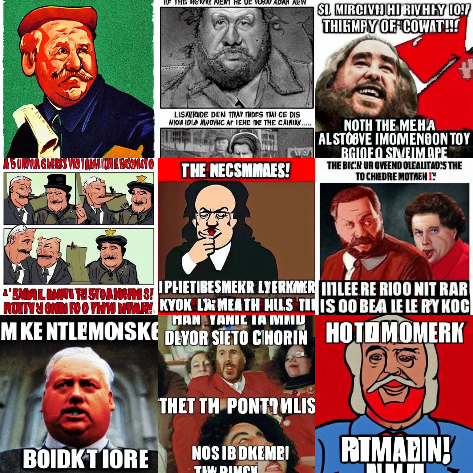 Prompt: a hilarious communist meme