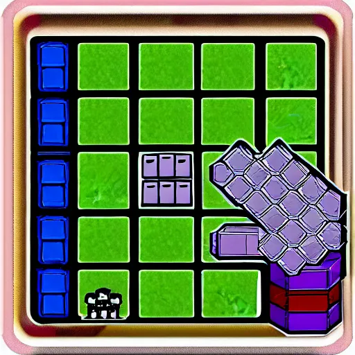 Image similar to tetris game with bones and skulls for blocks