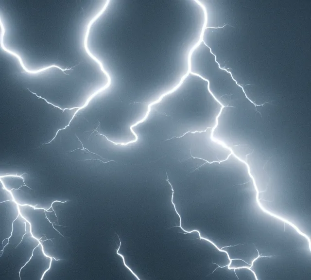 Image similar to 4 k hd, high detail photograph of a lightning storm, shot with sigma f / 4. 2, 2 5 0 mm sharp lens, wide shot, volumetric lighting, high level texture render