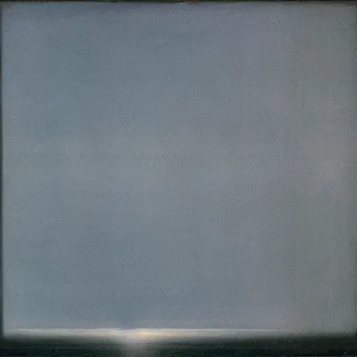 Image similar to the abstract painting'arctic void ', by caspar david friedrich, by rothko