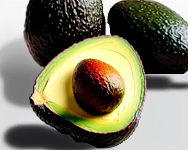 Image similar to avocado with face of john wick