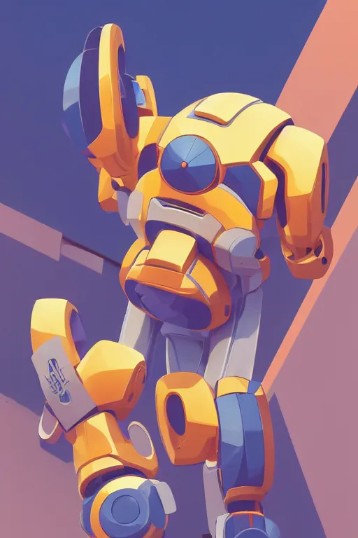 Image similar to metabots medabots medarotto medarot robot minimalist comics helmet mask neon cybereye, behance hd by jesper ejsing, by rhads, makoto shinkai and lois van baarle, ilya kuvshinov, rossdraws global illumination ray tracing hdr radiating a glowing aura