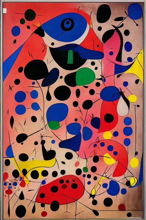 Image similar to Contemporary art Dona i Ocell, by Joan Miró Rose, by Isa Genzken Contemporary art is the art of today, produced in the second half of the 20th century or in the 21st century. Contemporary artists work in a globally influenced, culturally diverse, and technologically advancing world