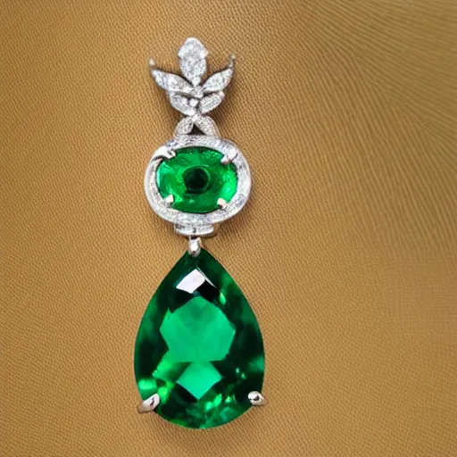 Image similar to emerald music note, jewels , gems, silver