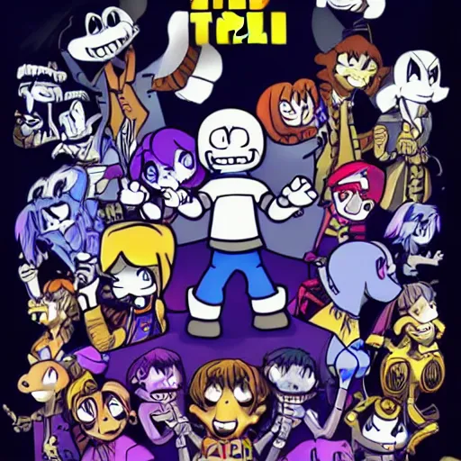 Prompt: the story of undertale in HD