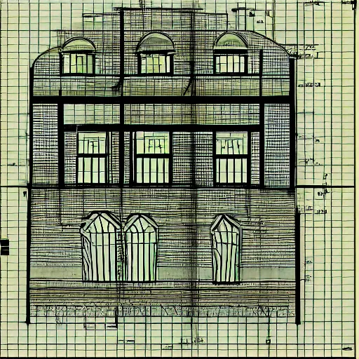 Image similar to architectural blueprint of a pickle